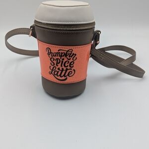 MAD Engine Pumpkin Spice Latte Crossbody Bag - Brown and Orange